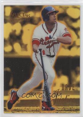 1995 Select Certified Edition - [Base] - Mirror Gold #64 - David Justice