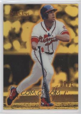 1995 Select Certified Edition - [Base] - Mirror Gold #64 - David Justice