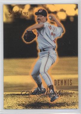 1995 Select Certified Edition - [Base] - Mirror Gold #86 - Dennis Martinez