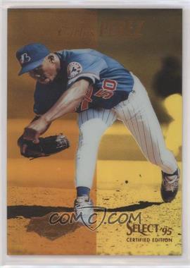 1995 Select Certified Edition - [Base] - Mirror Gold #92 - Rookie - Carlos Perez