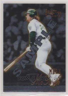 1995 Select Certified Edition - [Base] - Sample #50 - Mark McGwire