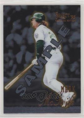 1995 Select Certified Edition - [Base] - Sample #50 - Mark McGwire