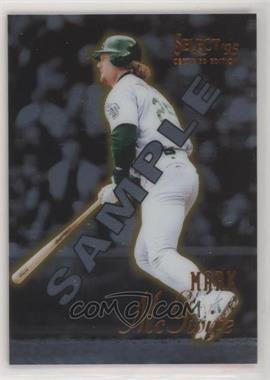 1995 Select Certified Edition - [Base] - Sample #50 - Mark McGwire