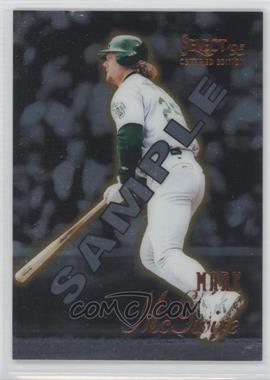 1995 Select Certified Edition - [Base] - Sample #50 - Mark McGwire