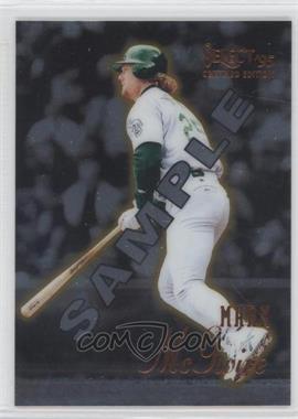 1995 Select Certified Edition - [Base] - Sample #50 - Mark McGwire