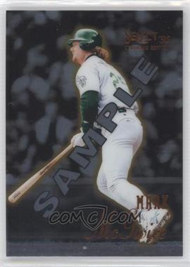 1995 Select Certified Edition - [Base] - Sample #50 - Mark McGwire