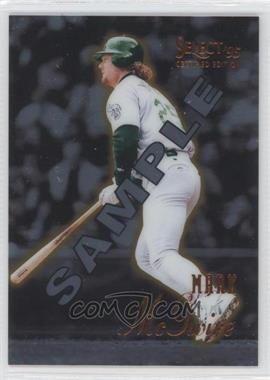 1995 Select Certified Edition - [Base] - Sample #50 - Mark McGwire