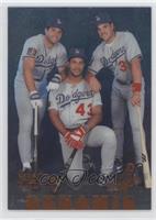 Eric Karros, Raul Mondesi, Mike Piazza