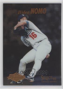 1995 Select Certified Edition - [Base] #98 - Rookie - Hideo Nomo