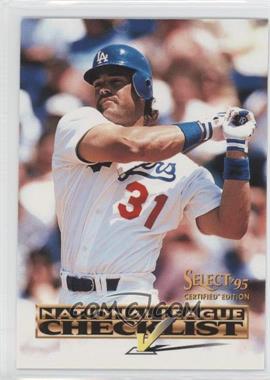 1995 Select Certified Edition - Checklist #5 - Mike Piazza