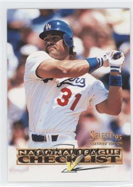 1995 Select Certified Edition - Checklist #5 - Mike Piazza
