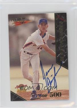 1995 Signature Rookies Old Judge - Preview '95 - Signatures #20 - Jason Isringhausen /500