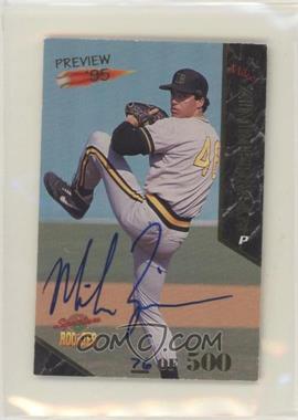 1995 Signature Rookies Old Judge - Preview '95 - Signatures #35 - Mike Zimmerman /500