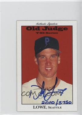 1995 Signature Rookies Old Judge - T-95 Minis - Autographs #22 - Derek Lowe /5750