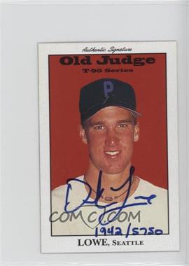 1995 Signature Rookies Old Judge - T-95 Minis - Autographs #22 - Derek Lowe /5750