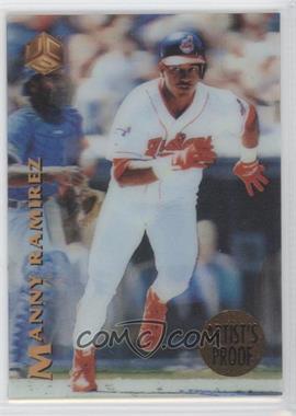 1995 Sportflix UC3 - [Base] - Artist's Proof #134 - Manny Ramirez