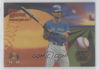 1995 Sportflix UC3 - [Base] - Artist's Proof #22 - Paul Molitor