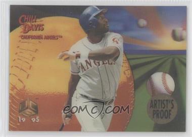 1995 Sportflix UC3 - [Base] - Artist's Proof #8 - Chili Davis