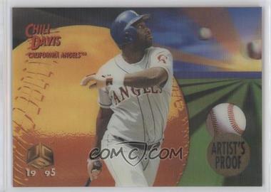 1995 Sportflix UC3 - [Base] - Artist's Proof #8 - Chili Davis