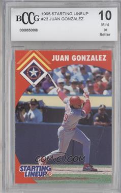 1995 Starting Lineup Cards - [Base] #_JUGO - Juan Gonzalez [BCCG 10 Mint or Better]