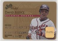 David Justice