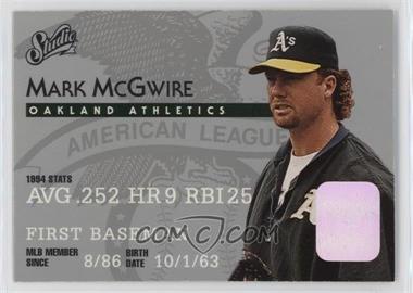 1995 Studio - [Base] #141 - Mark McGwire