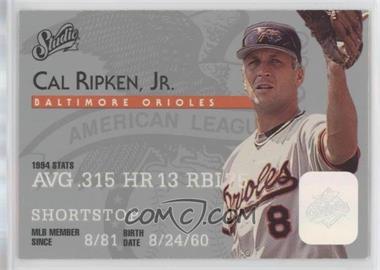 1995 Studio - [Base] #8 - Cal Ripken Jr.