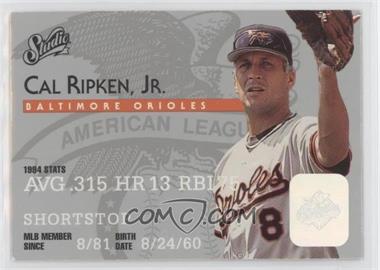 1995 Studio - [Base] #8 - Cal Ripken Jr.