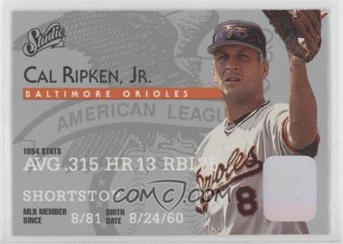 1995 Studio - [Base] #8 - Cal Ripken Jr.