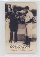 Babe Ruth, George Bush (In Suit, Promoting Tele-Card Expo)