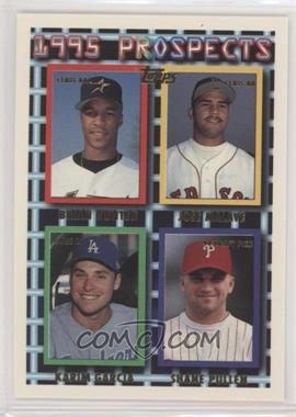 1995 Topps - [Base] #237 - Prospects - Brian Hunter, Jose Malave, Karim Garcia, Shane Pullen