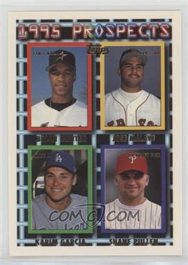 1995 Topps - [Base] #237 - Prospects - Brian Hunter, Jose Malave, Karim Garcia, Shane Pullen