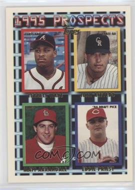 1995 Topps - [Base] #316 - Prospects - Terrell Wade, Juan Acevedo, Matt Arrandale, Eddie Priest