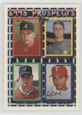 1995 Topps - [Base] #369 - Prospects - Brad Clontz, Steve Phoenix, Scott Gentile, Bucky Buckles