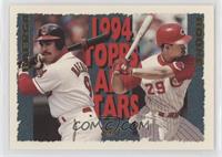 Topps All Stars - Carlos Baerga, Bret Boone