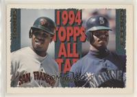 Topps All Stars - Barry Bonds, Ken Griffey Jr. [Noted]