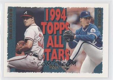 1995 Topps - [Base] #392 - Topps All Stars - Greg Maddux, David Cone