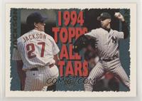 Topps All Stars - Danny Jackson, Jimmy Key