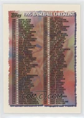 1995 Topps - [Base] #396 - Checklist - Cards 198-396