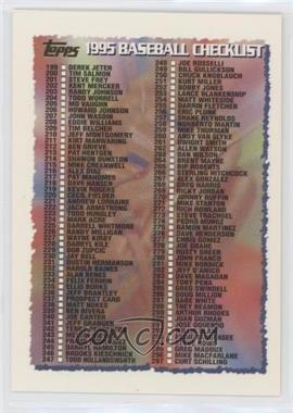 1995 Topps - [Base] #396 - Checklist - Cards 198-396