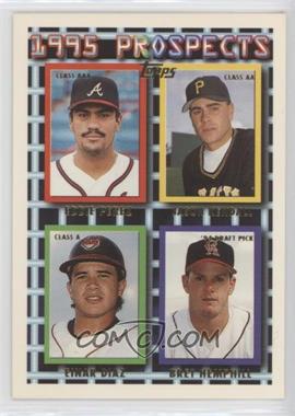 1995 Topps - [Base] #480 - Prospects - Eddie Perez, Jason Kendall, Einar Diaz, Bret Hemphill