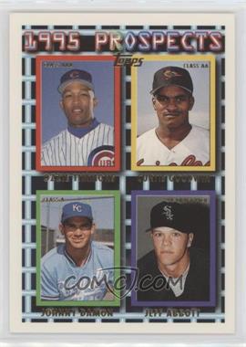 1995 Topps - [Base] #599 - Prospects - Ozzie Timmons, Curtis Goodwin, Johnny Damon, Jeff Abbott