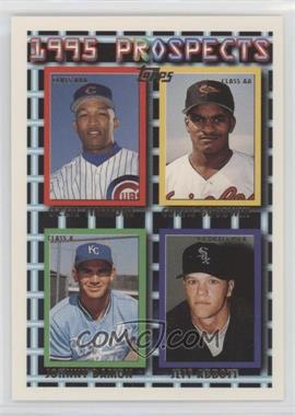 1995 Topps - [Base] #599 - Prospects - Ozzie Timmons, Curtis Goodwin, Johnny Damon, Jeff Abbott