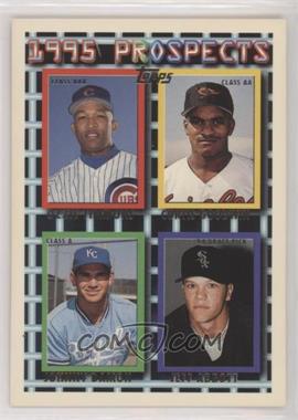 1995 Topps - [Base] #599 - Prospects - Ozzie Timmons, Curtis Goodwin, Johnny Damon, Jeff Abbott