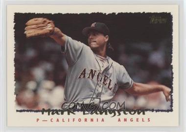 1995 Topps - [Base] #95 - Mark Langston