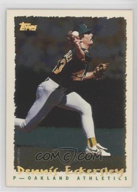 1995 Topps - Cyberstats #034 - Dennis Eckersley