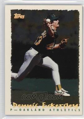 1995 Topps - Cyberstats #034 - Dennis Eckersley