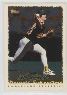 1995 Topps - Cyberstats #034 - Dennis Eckersley