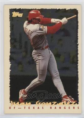 1995 Topps - Cyberstats #050 - Juan Gonzalez