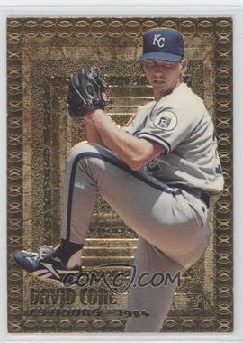 1995 Topps Embossed - [Base] - Golden Idols #98 - David Cone